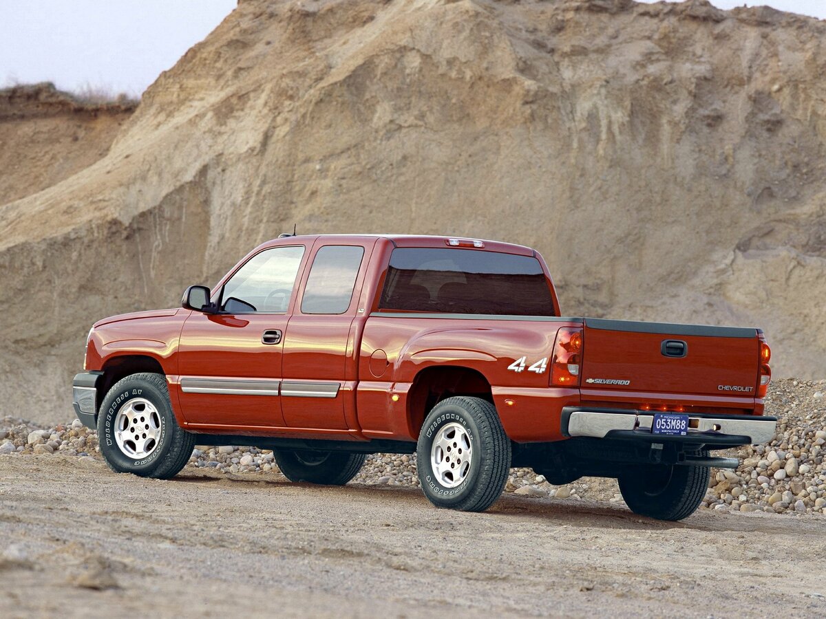 Chevrolet Silverado I (GMT800) Рестайлинг Пикап Полуторная кабина Extended Cab — фото 4