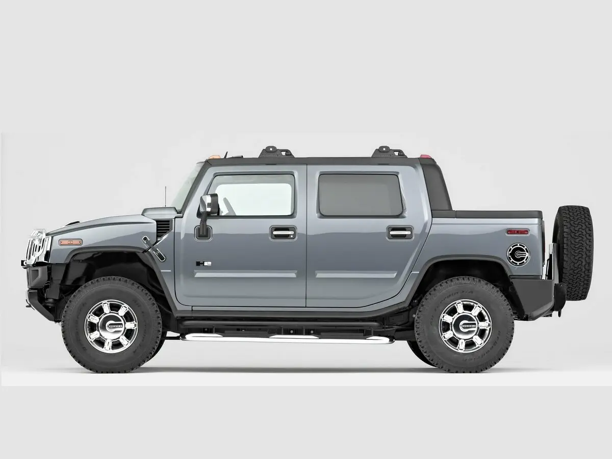 Hummer H2 I Пикап Двойная кабина — сүрөт 2