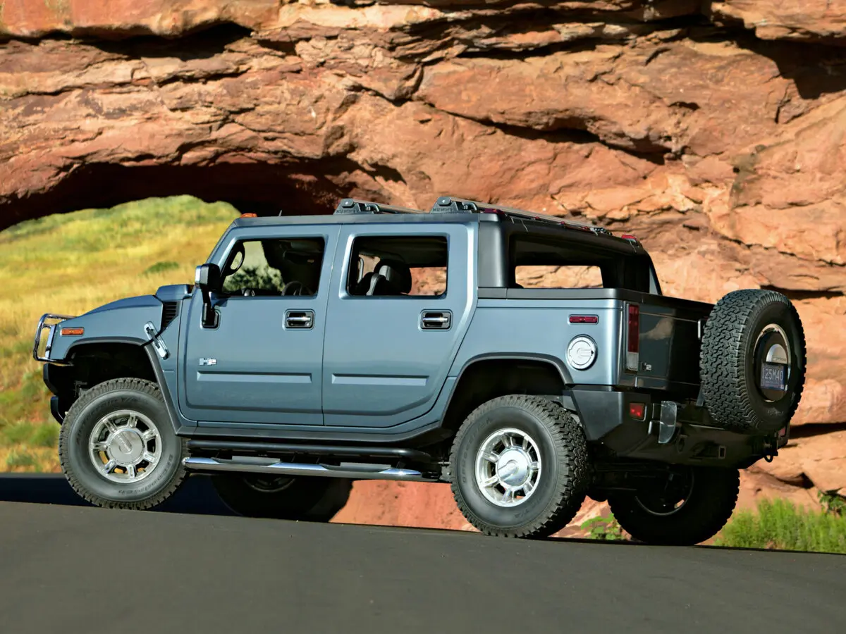 Hummer H2 I Пикап Двойная кабина — сүрөт 5
