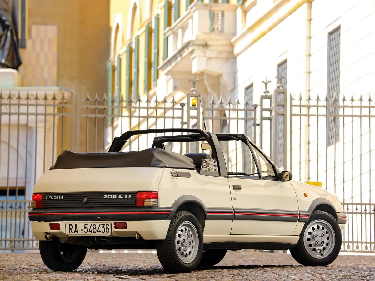 Peugeot 205 1983 – 1998 Кабриолет — сүрөт 4