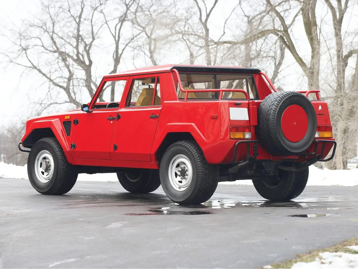 Lamborghini LM002 1986 – 1993 Пикап Двойная кабина — сүрөт 5