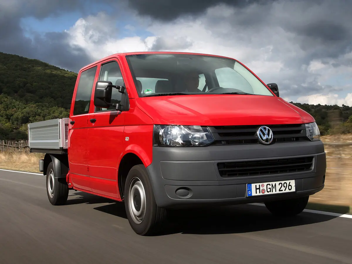 Volkswagen Transporter T5 Рестайлинг Пикап Двойная кабина — сүрөт 3