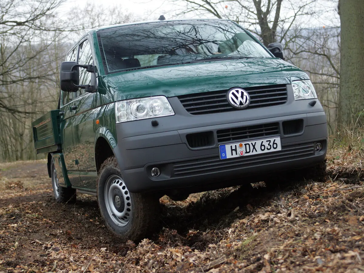Volkswagen Transporter T5 Пикап Двойная кабина — сүрөт 3