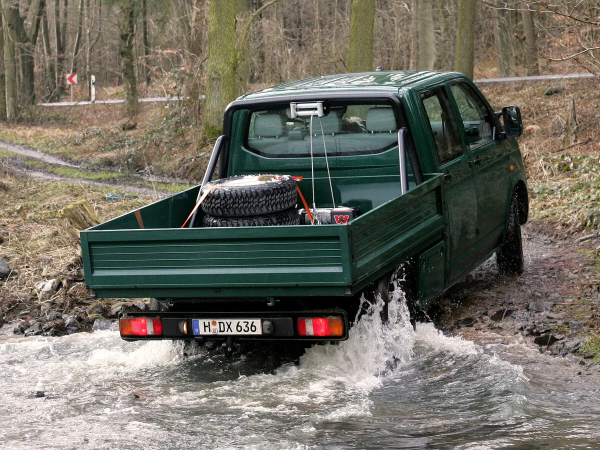 Volkswagen Transporter T5 Пикап Двойная кабина — сүрөт 5