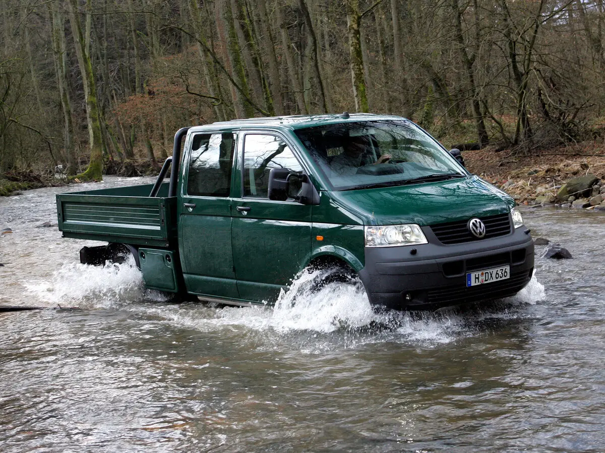 Volkswagen Transporter T5 Пикап Двойная кабина — сүрөт 7