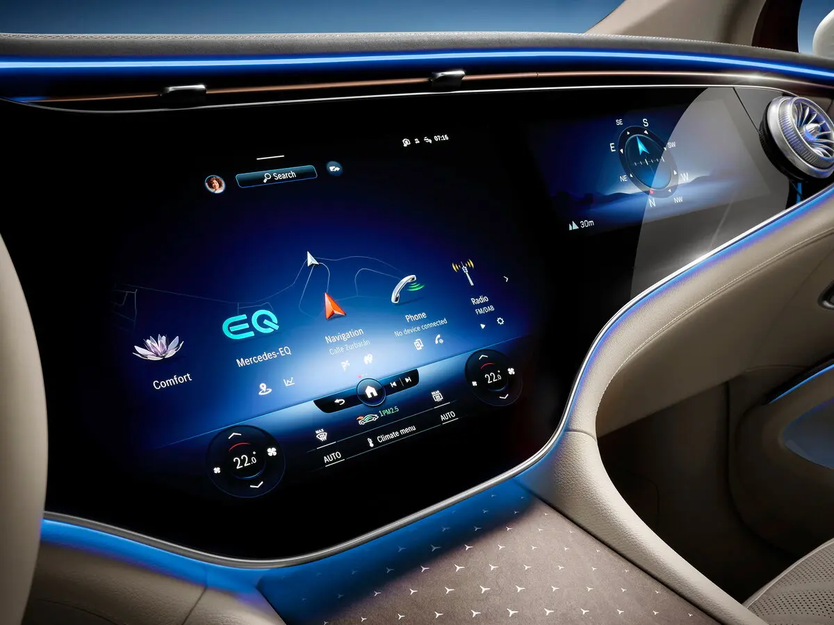 Mercedes-Benz EQS SUV 2022 – н.в. Внедорожник 5 дв. — сүрөт 17
