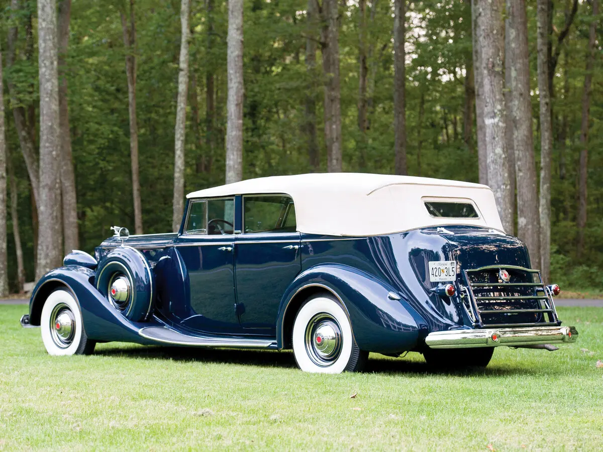 Packard Super Eight 1933 – 1939 Кабриолет Convertible Sedan — сүрөт 4
