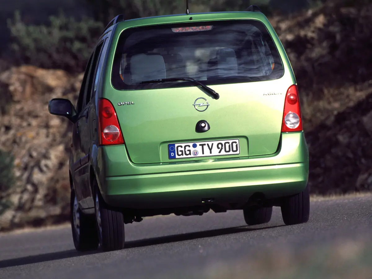 Opel Agila A Микровэн — фото 4