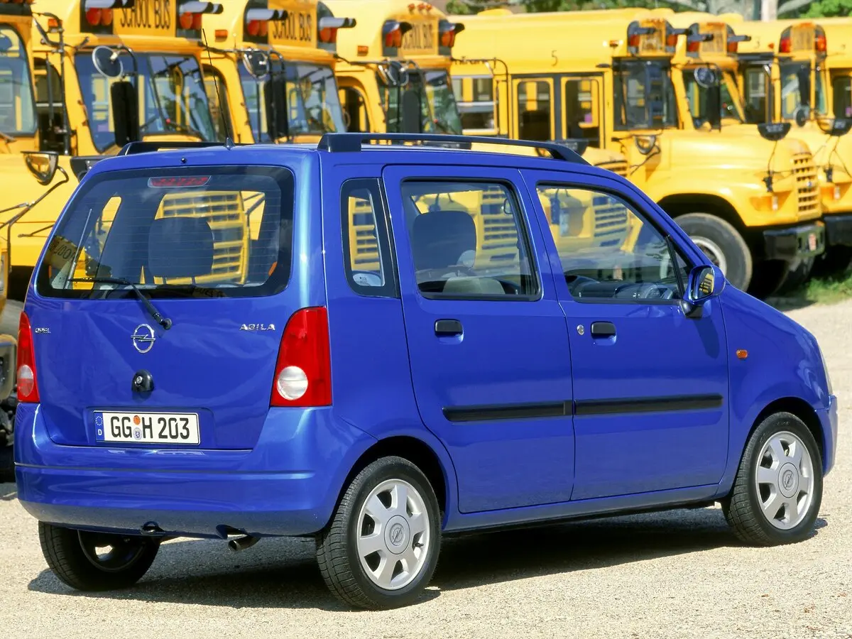 Opel Agila A Микровэн — фото 5