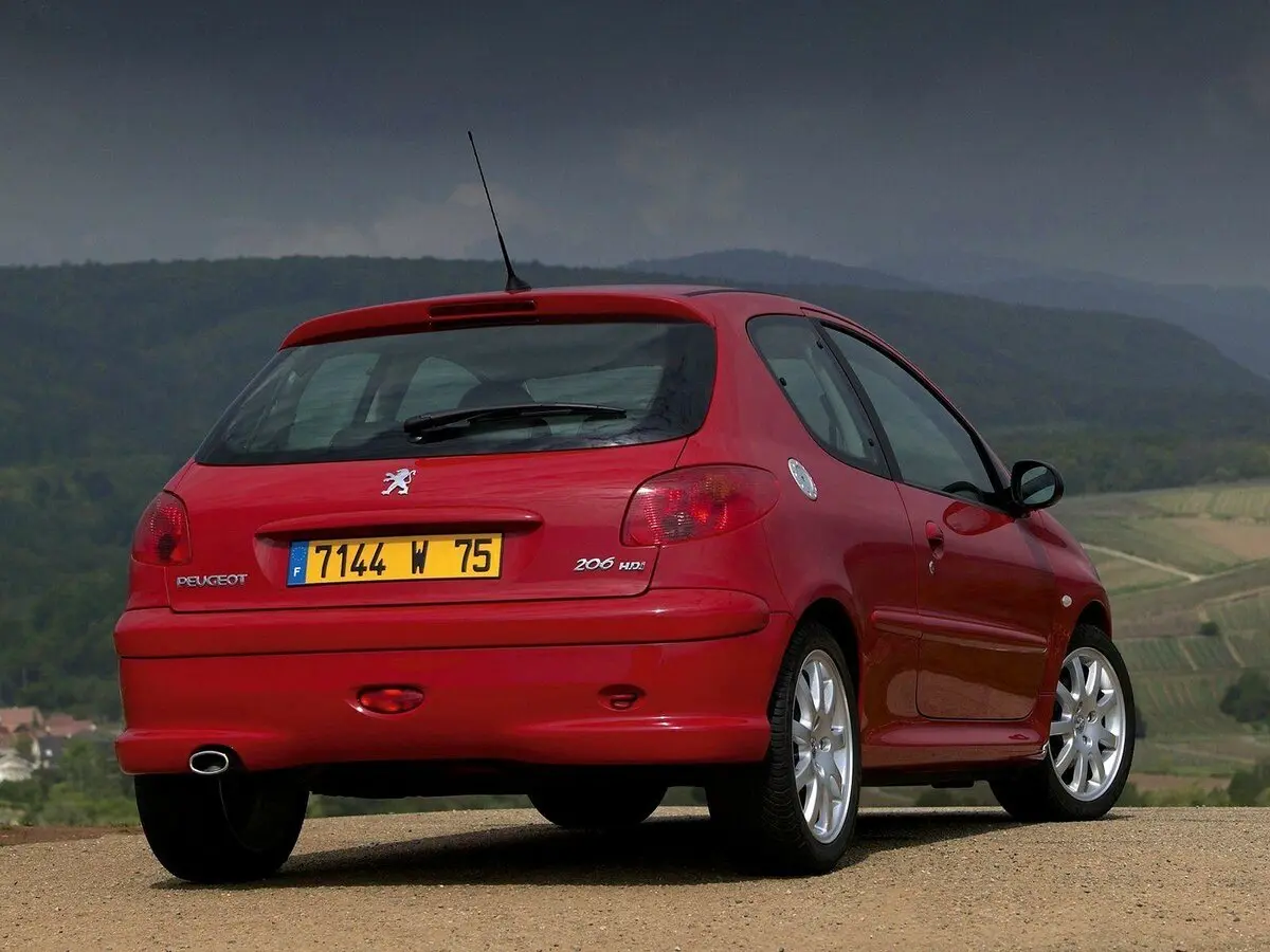 Peugeot 206 1998 – 2012 Хэтчбек 3 дв. — сүрөт 4
