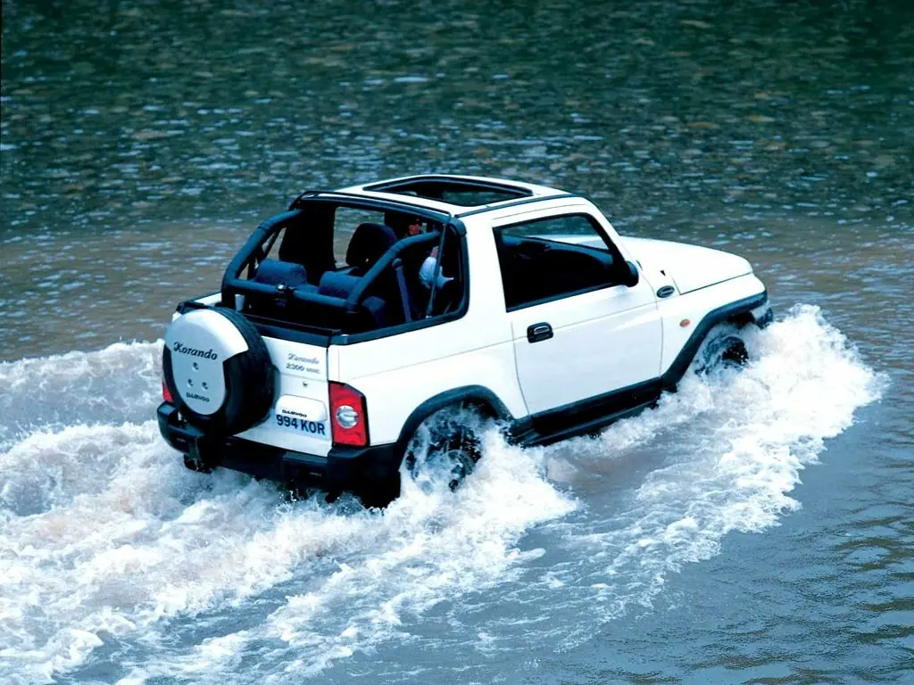 Daewoo Korando 1999 – 2001 Внедорожник открытый Soft Top — сүрөт 3