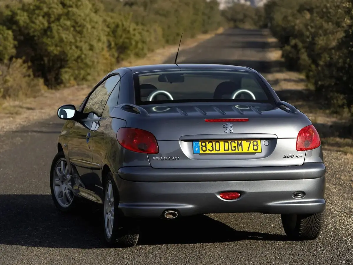 Peugeot 206 1998 – 2012 Кабриолет — сүрөт 3