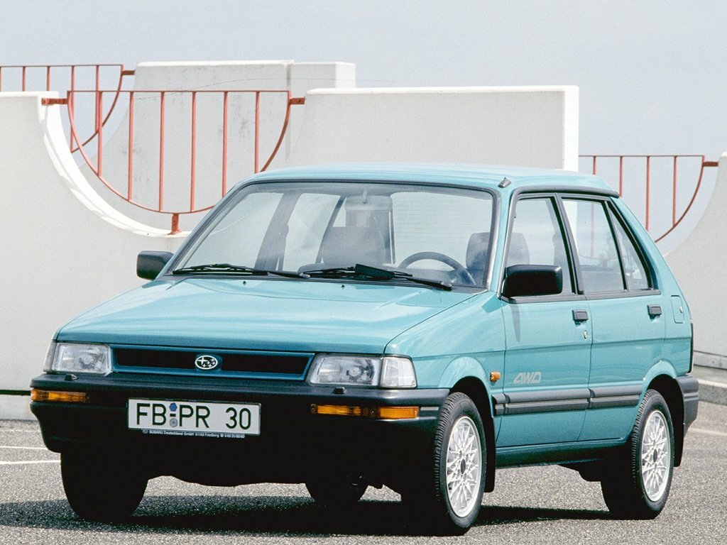 Subaru Justy I Рестайлинг Хэтчбек 5 дв.